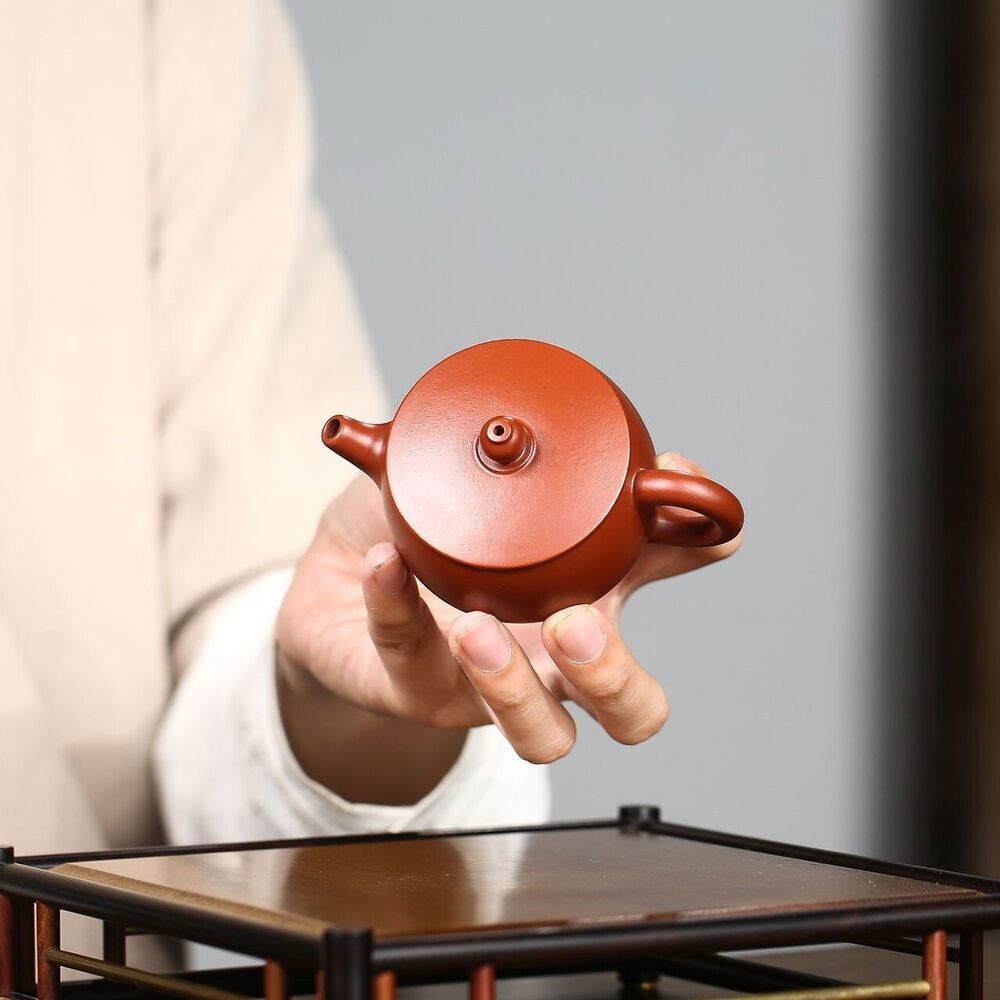 100ml Chinese Tea Pot Real Yixing Zisha Dahongpao Clay Marked Handmade Pot New