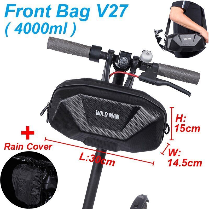 Electric Scooter Bag Phone Holder Waterproof Accessories Bicycle Front 3L 4L 5L