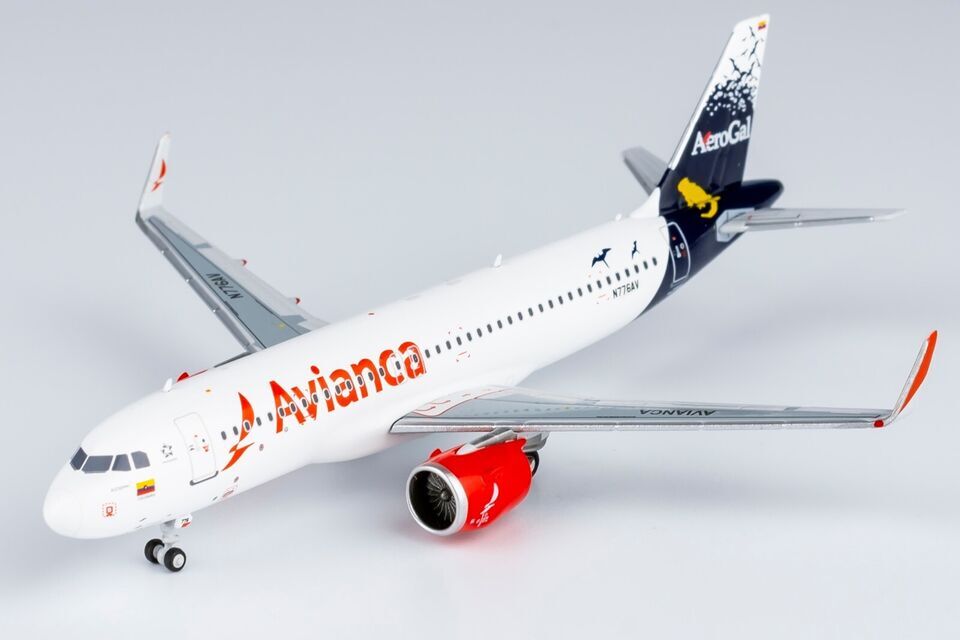 1:400 NG Model Avianca AIRBUS A320 Passenger Airplane Diecast Aircraft Model