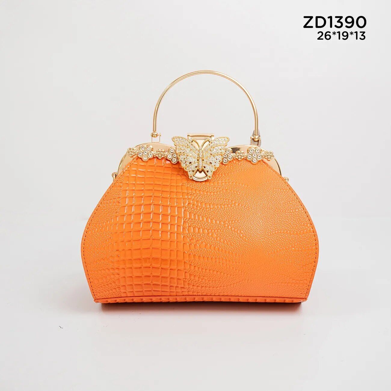 Trendy Banquet Evening Bag Metal Gold Wire Chain Ladies Dinner Bag