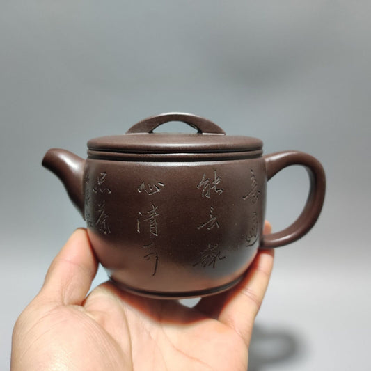 Vintage Chinese Yixing Purple Clay Teapot Zisha Ceremony Teaware Collection Rare