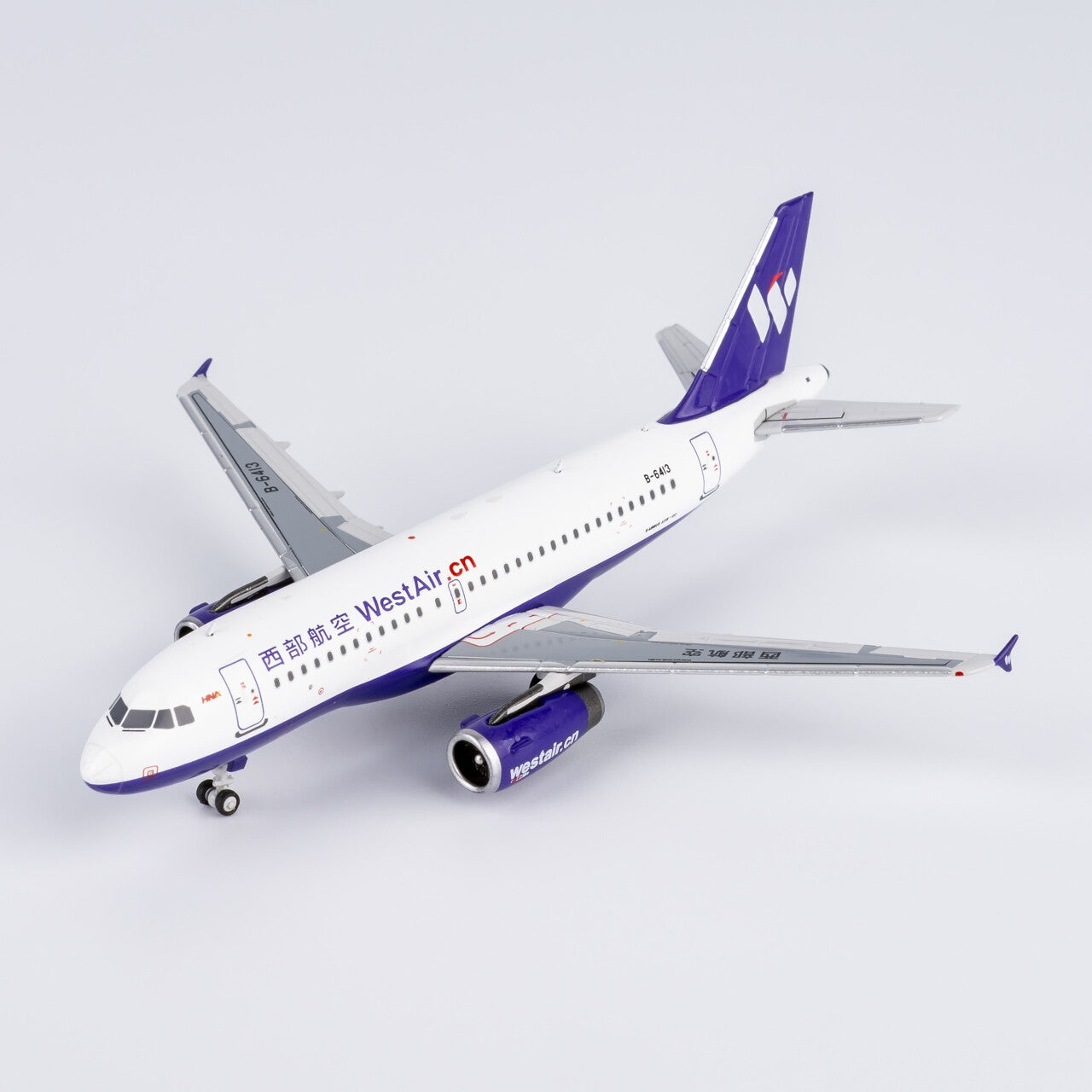 1:400 NGmodels West Air Airbus A319 Passenger Airplane Diecast Model