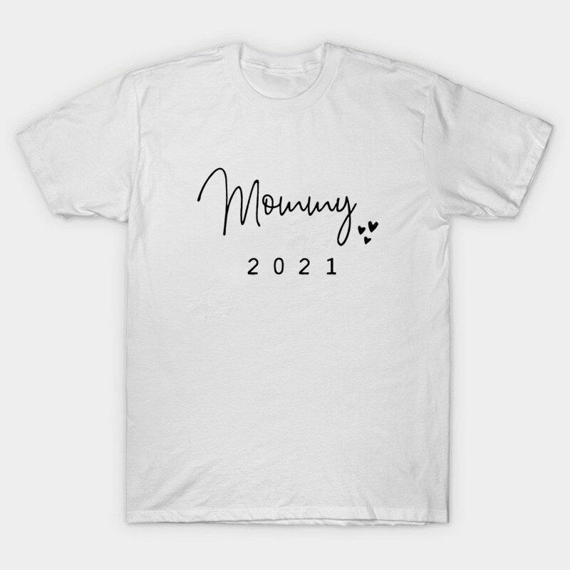 T-shirt Family Matching Clothes Father Mother Daughter Son Clothes Baby Cotton