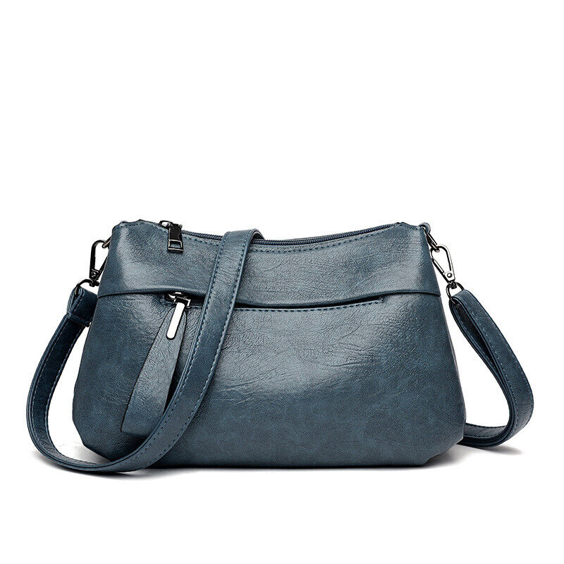 Women's Leather Shoulder Crossbody Bag Lady Satchel Tote Bag Messenger Large