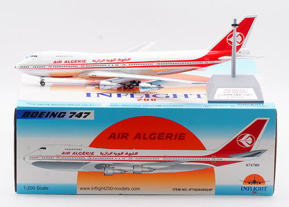 1:200 35CM InFlight AIR ALGERIE BOEING 747-200 Passenger Airplane Diecast Model