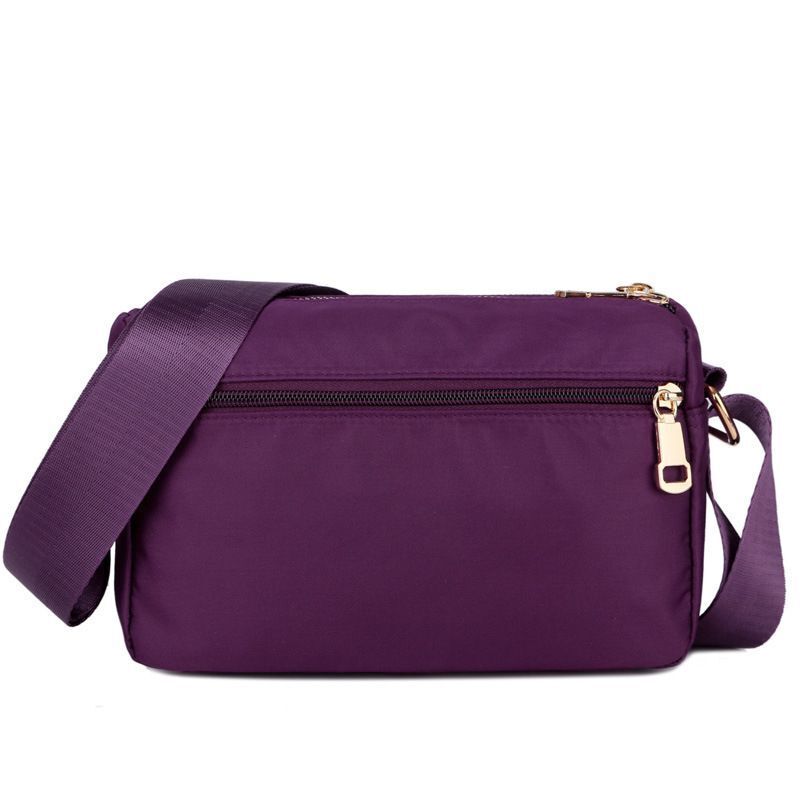Shoulder Bags Handbags Solid Messenger Bag Small Nylon Purse 22*10*15CM Zipper