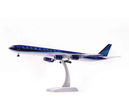 1:200 38CM Hogan AZERBAIJAN AIRBUS A340-600 Passenger Airplane ABS Plastic Model