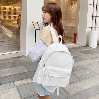 Fashion Backpack Large Leather Laptop High Quality Book Schoolbag Students 1 PC