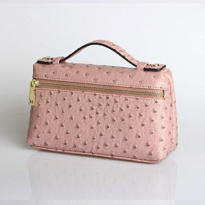 Pattern PU Leather Clutch Bag Women Trendy Make Up Handbag Purse Bag