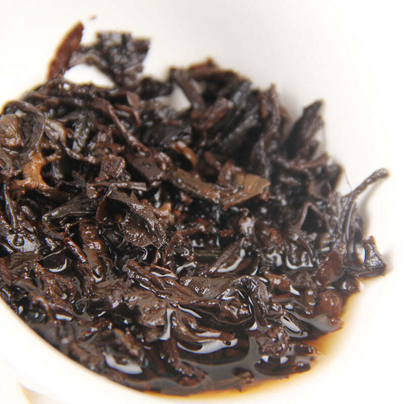 357g Cooked Puerh Tea Cake Iceland Organic Pu-erh Ripe Tea Yunnan Old Pu'er Tea