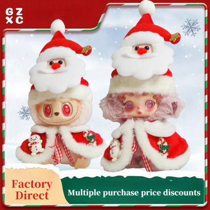 Christmas Cloth Plush Dress Up Self Mocking Bear Multi Body Through Set 2