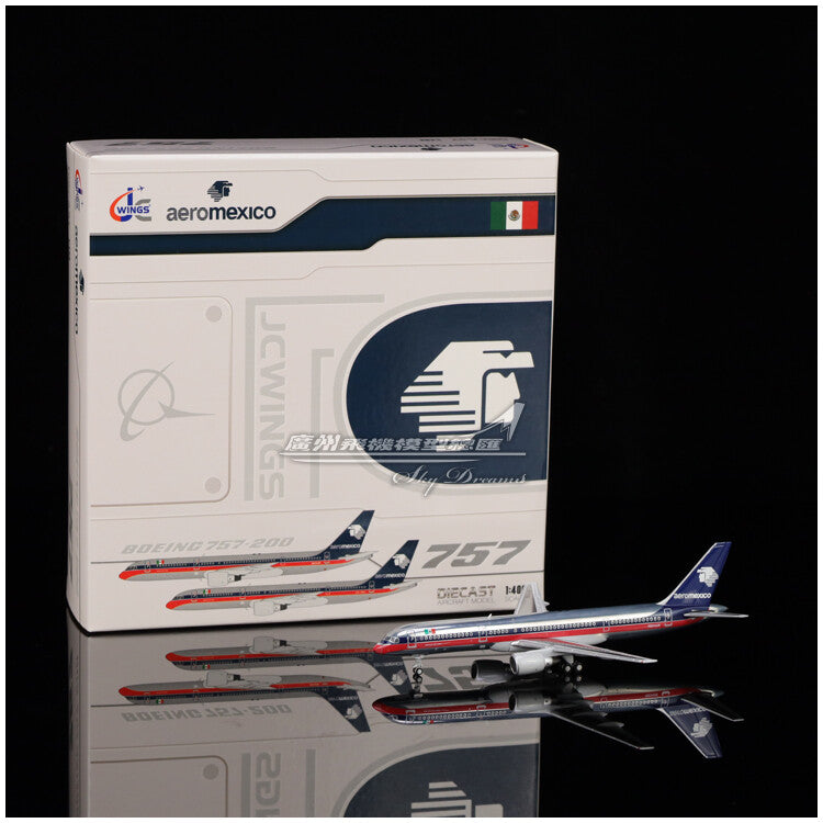 1:400 JC Wings Aeroméxico BOEING 757-200 Passenger Airplane Diecast Plane Model