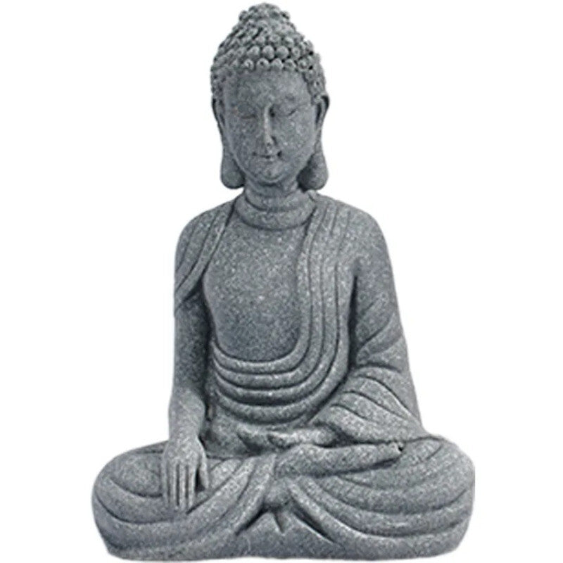 New Buddhist Little Monks Figurines Buddha Stone Statue Garden Car Decoration