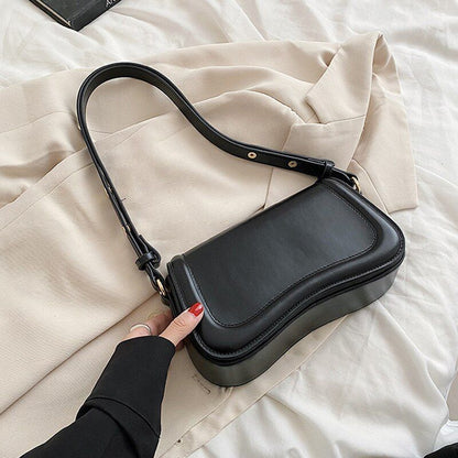 Luxury Synthetic Leather Shoulder Crossbody Bag Underarm Purse Handbag 24*15*6CM