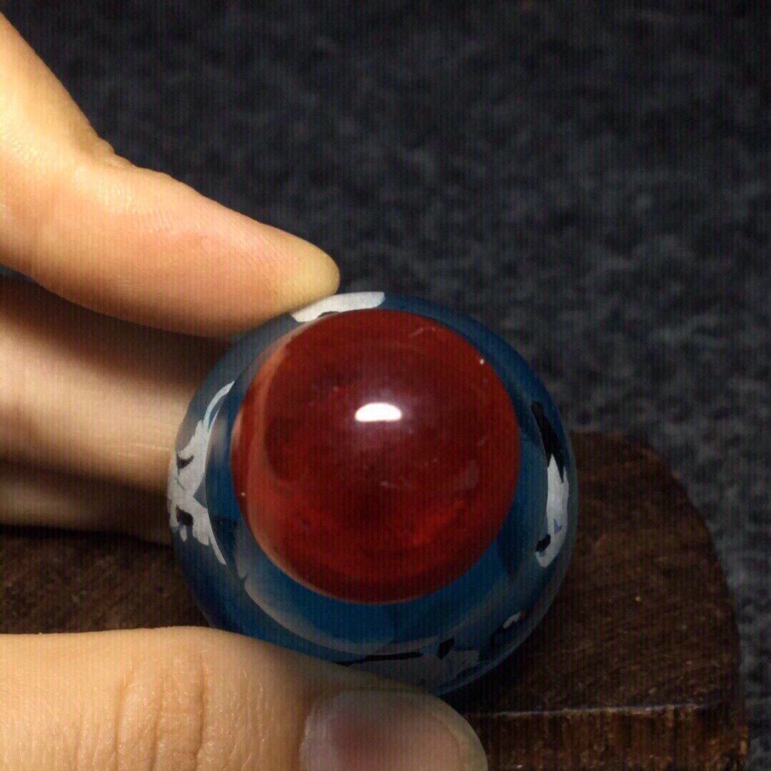 Ancient Chinese handmade interior painting ancient glazed snuff bottle