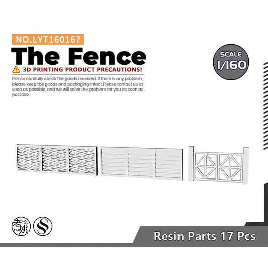 LYT160167 1/160 N Scale Model The Fence For Model Railroads Display