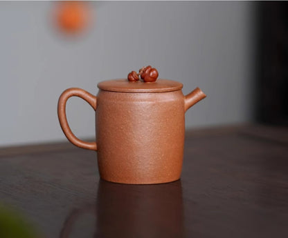 160cc Chinese Yixing Handmade Zisha Teapot Jiangponi Persimmon Hu Gongfu Tea Pot