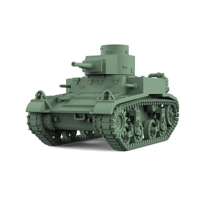 SSMODEL SS501 1/200/350/700 Military Model Kit US M2 Light Tank
