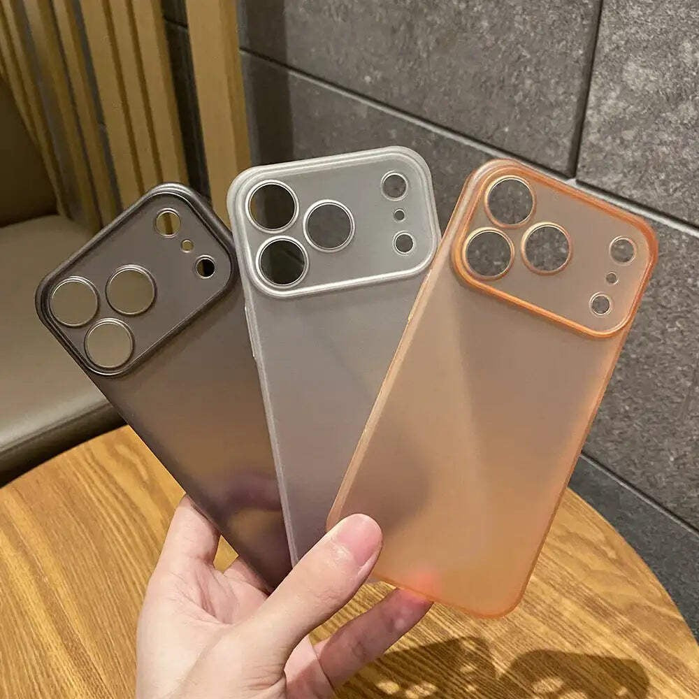 Ultra Thin iPhone Case 0.3mm Matte Frosted