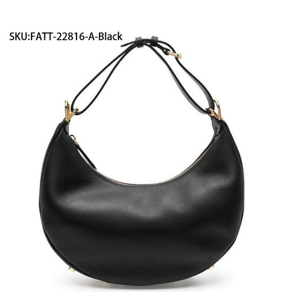 Luxury Moon Letter Tote Clutch Handbags Shoulder Lady Crossbody Bag Half Circle