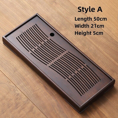 Chinese Wooden Tea Tray With Water Storage|Gong Fu Tea Tray