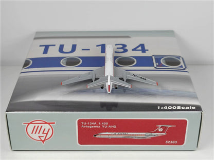 PandaModel Aviogenex TU-134A YU-AHX 1:400 Aircraft Pre-built Model