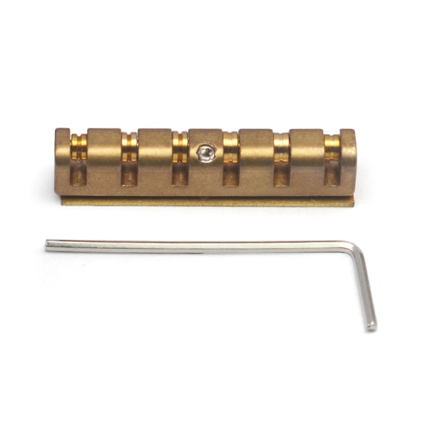 1PC 43mm Height Adjustable Brass Roller Guitar Nut For LP/SG/ES Standard/Custom