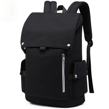 Men Casual Backpack Oxford High Capacity Teenager Student School Bag Rucksack