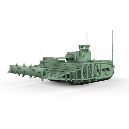 SSMODEL 1/76 20mm WarGamingMilitary Model Kit British Matilda With Paravane