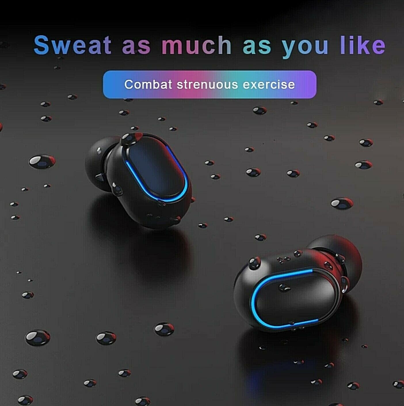 Bluetooth Earbuds for Smart Phone Cel Wireless Earphone IPX7 WaterProof Headphon