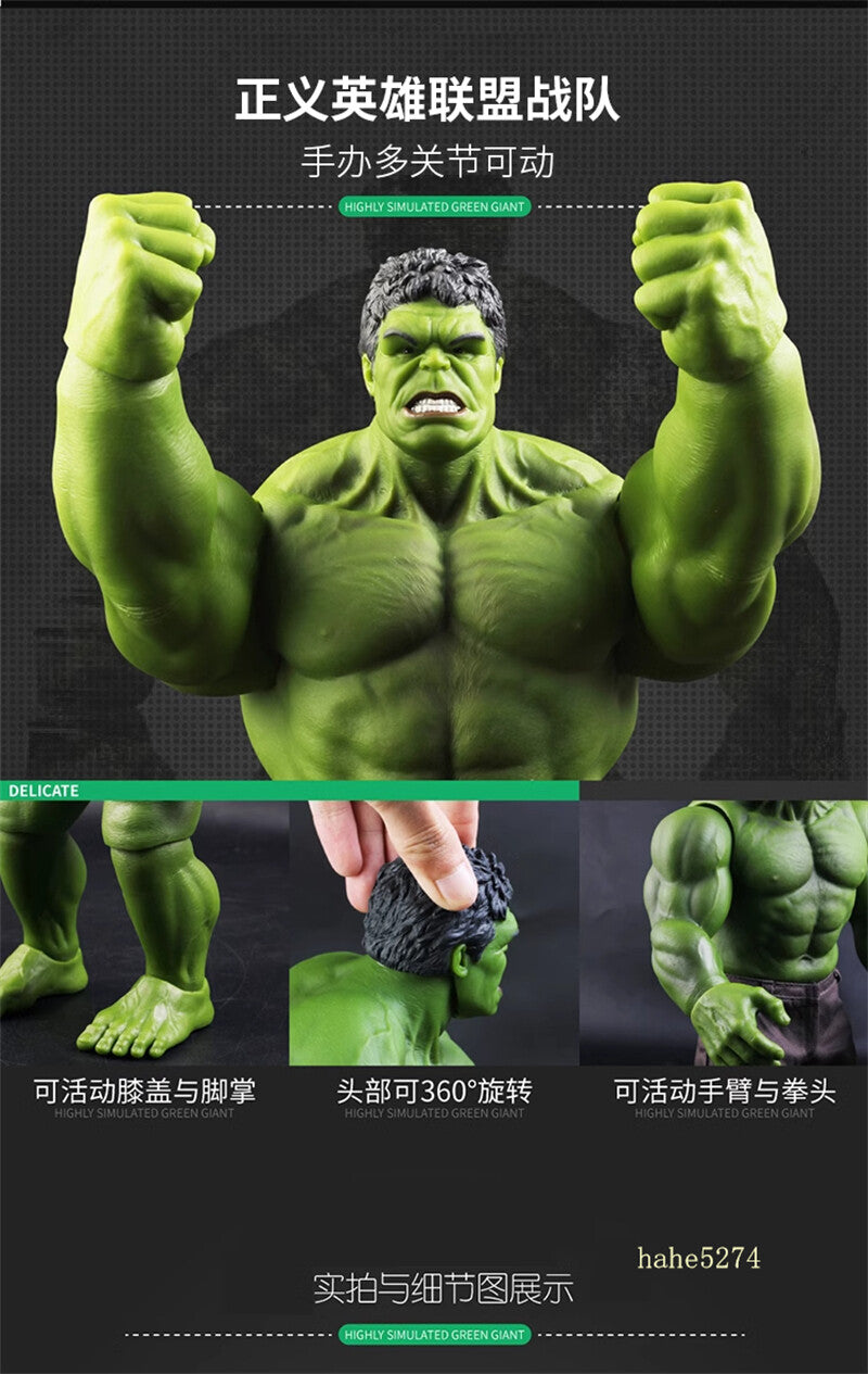 Giant Hulk 1:6 Avengers Action Figure Model Statue Superhero Toys Collection