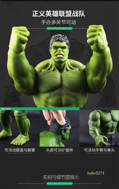 Giant Hulk 1:6 Avengers Action Figure Model Statue Superhero Toys Collection