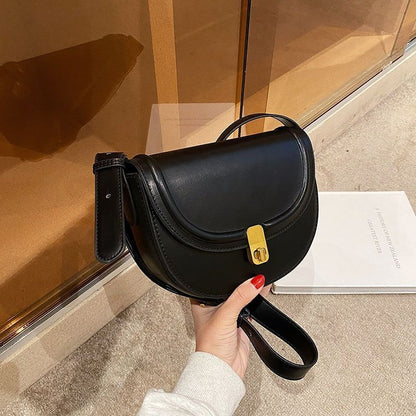 Shoulder Bag Versatile Bag Winter Texture Niche Saddle Bag Polyester Purse 1 PC