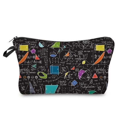 Natural Science Printed Student Pencil Case Teacher Cosmetic Storage Toilet Bag