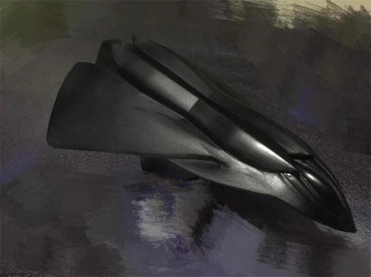 Stealth EDI-UCAV Fighter Battle Plane Model Resin Aircraft Figure Statue Toy