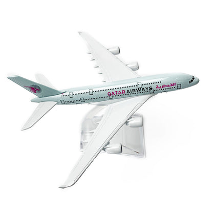 1:400 16cm A380 Qatar Airways Airplane Model Alloy Simulation Aircraft Ornaments