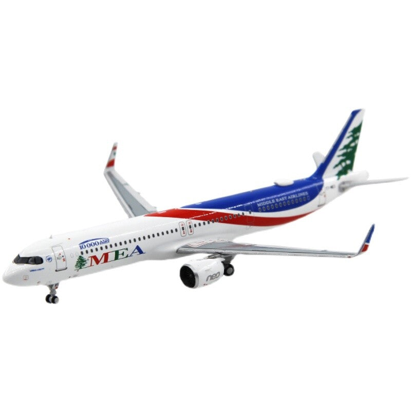 PandaModel MIDDIE EAST AIRLINES MEA A321 neo T7-ME3 1/400 diecast plane model