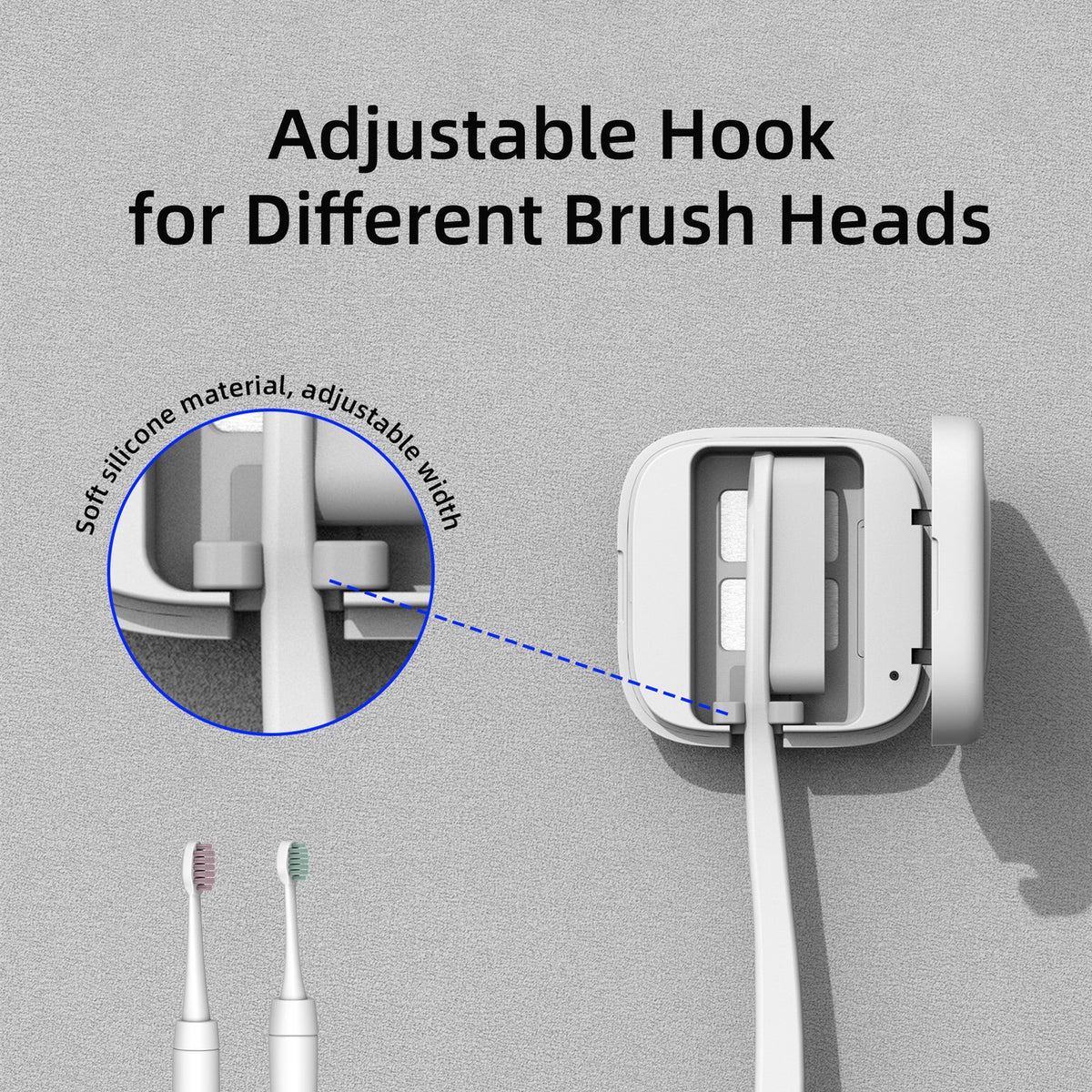 Travel Size Portable Mini Toothbrush Heater Uvc Sterilizing Toothbrush Santiser