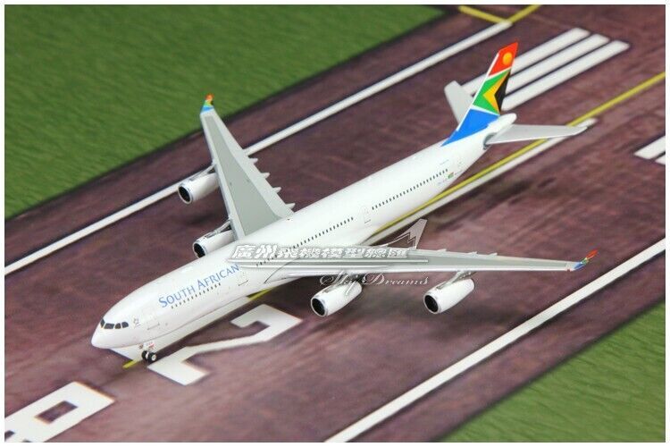 1:400 Phoenix South African AIRBUS A340-300 Passenger Airplane Diecast Model