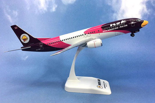 28CM 1:130 Risesoon NOK AIR Boeing 737-400 Passenger Airplane ABS Plastic Model