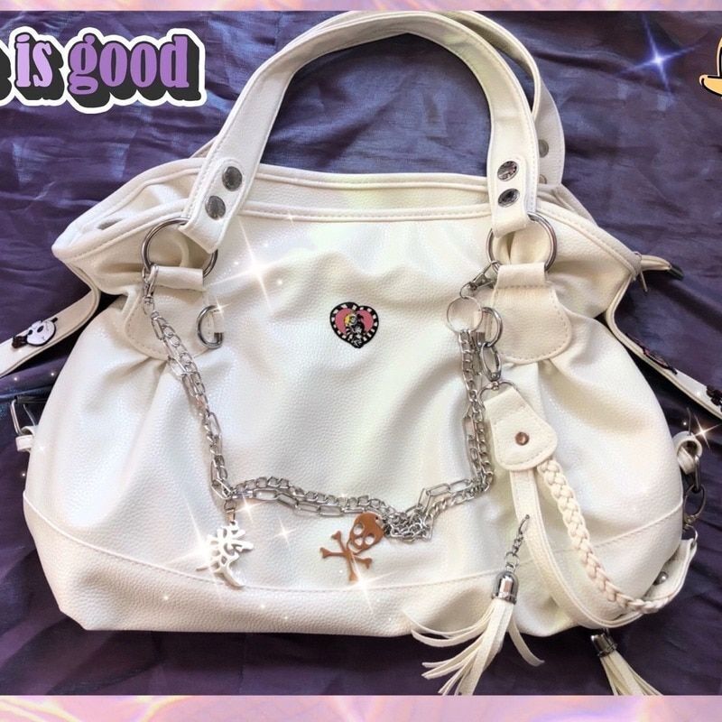 Shoulder Bag Tote Big Purse Handbag Leather Shopper Zipper 35*25*15 CM 1 Strap
