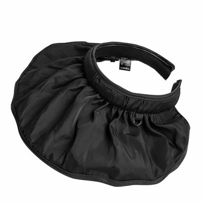 2 in 1 Clip On Sun Visors Foldable Sun Hats Headbands for Women Wide Brim Hat