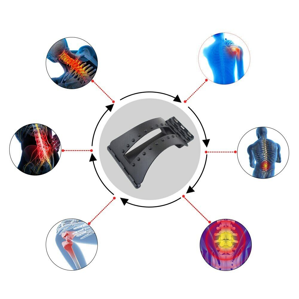 Back Massage Acupressure Stretcher Stretch Relax Mate Stretcher Lumbar Support