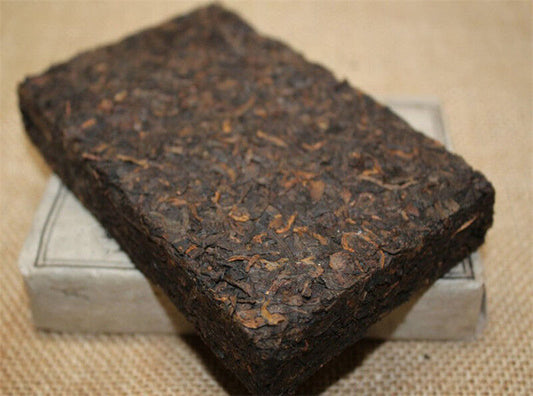 250g Long History Pu-erh Tea Brick Ripe Puer Tea Jujube Flavor Pu erh Black Tea