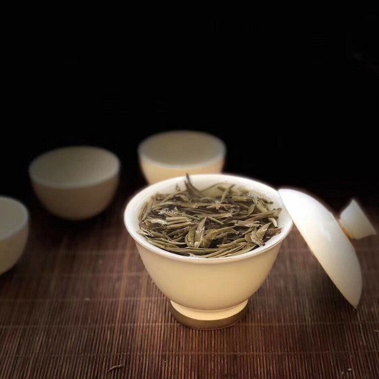 Fuding White Tea 2016 Silver Needle White Tea Cake Baihao Yin Zhen 300g -