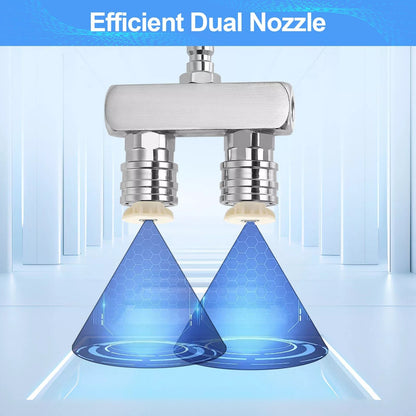 5000PSI Dual Pressure Washer Nozzle 1/4" Quick Connect With 4* Spray Tips Parts