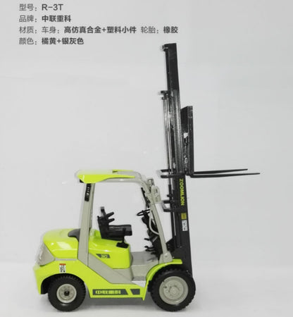 1:20 ZOOMLION R-3T Lifting Forklift Construction Machine Equipment Diecast Model
