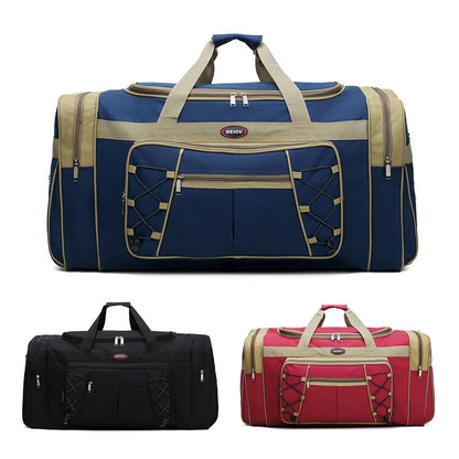60 L Large Canvas Duffle Bag Travel Luggage Sports Gym Tote Waterproof Men Women