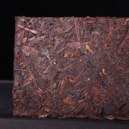 Natural Pu-Erh Ripe Tea Purple Bud Fermented Tea Brick Top-Grade Black Tea 250g