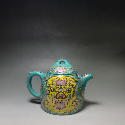 Chinese Yixing Zisha Clay Handmade Exquisite Teapot （秦权 底款：陈涛手制）